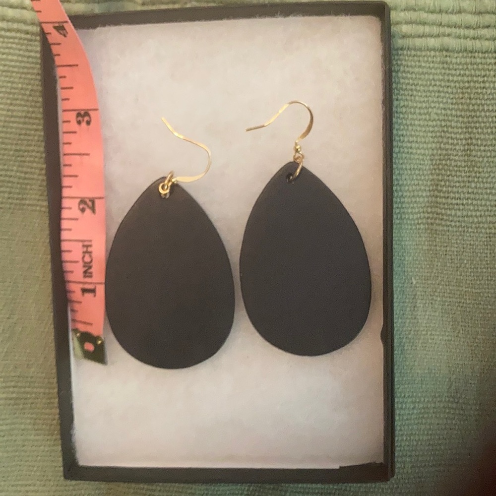 Navy blue earrings